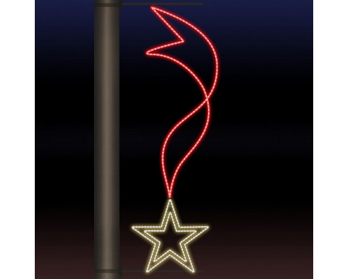 Панно световое День Победы [0.6x1.84 м] RL-KN-9-5-RWW