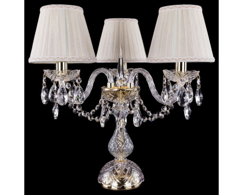 Настольная лампа декоративная Bohemia Ivele Crystal 5706 1406L/3/141-39/G/SH3A-160