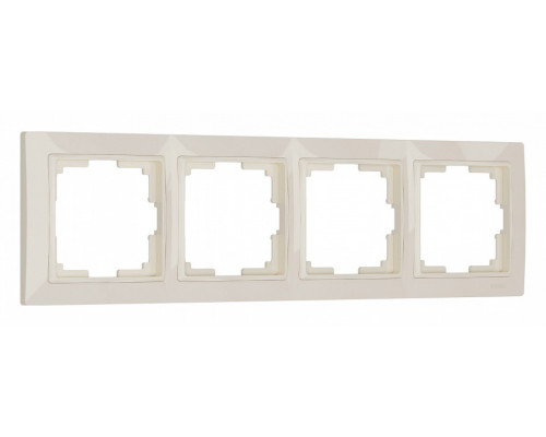 Рамка на 4 поста Werkel Snabb basic слоновая кость W0042003