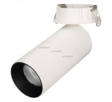 Спот Arlight SP-POLO-BUILT-R65-8W White5000 (WH-BK, 40 deg) 027261