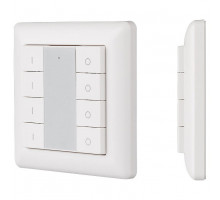 Панель-диммера клавишная накладная Arlight Knob SR-2853K8-RF-UP White (3V, DIM, 4 зоны)