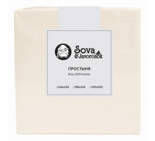 Простыня евростандарт S&J B