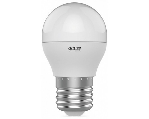 Лампа светодиодная Gauss Basic E27 7.5Вт 4100K 1053228