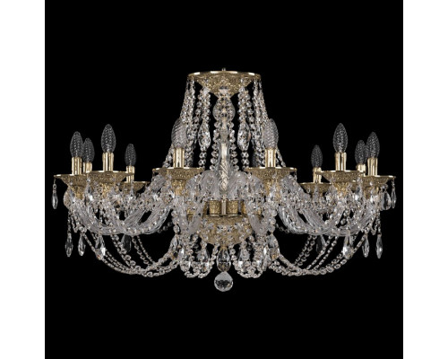 Подвесная люстра Bohemia Ivele Crystal 1606 16106/12/300 G