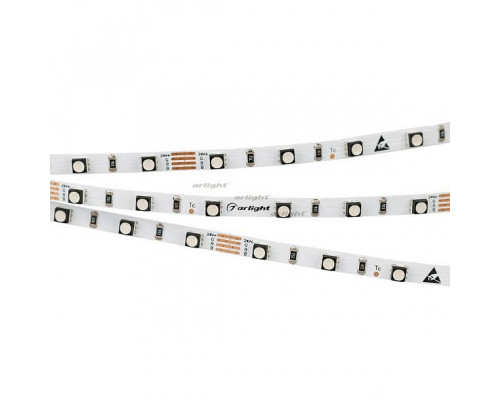 Лента светодиодная Arlight MINI-60-24V RGB 5mm (3535, 5m, LUX) 025706