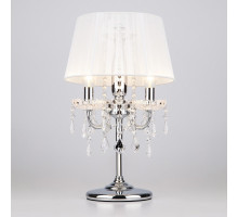 Настольная лампа декоративная Eurosvet Allata 2045/3T хром/белый настольная лампа