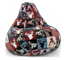 Кресло-мешок С Оленями Дарк 2XL
