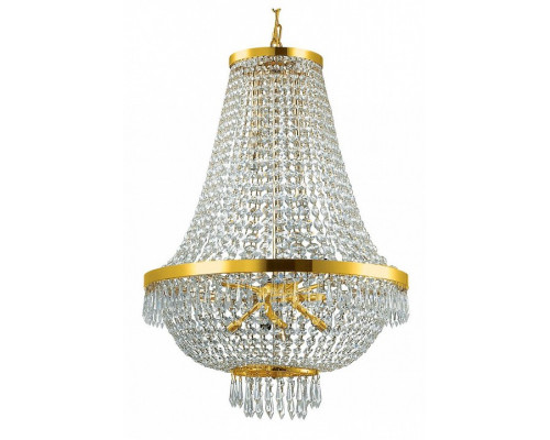 Подвесная люстра Ideal Lux Caesar CAESAR SP12 ORO