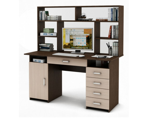 Стол компьютерный Лайт-7Я СН