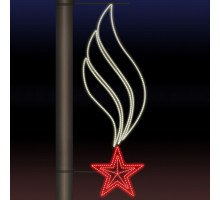 Панно световое День Победы [0.6x1.5 м] RL-KN-9-1-WWR