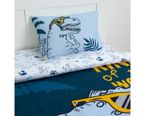 Постельное белье полутораспальное T-Rex king