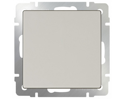 Выключатель проходной одноклавишный без рамки Werkel Слоновая кость WL03-SW-1G-2W-ivory