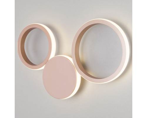 Накладной светильник Eurosvet Rings 40141/1 LED золото 13W