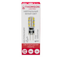 Лампа светодиодная Thomson G4 G4 3Вт 4000K TH-B4203