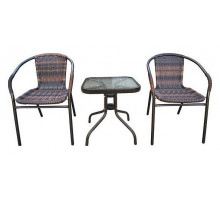 Набор уличный TLH-037B/055S-45x45 Brown 2Pcs