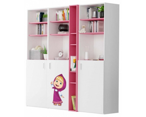 Шкаф книжный Маша и медведь Playtime