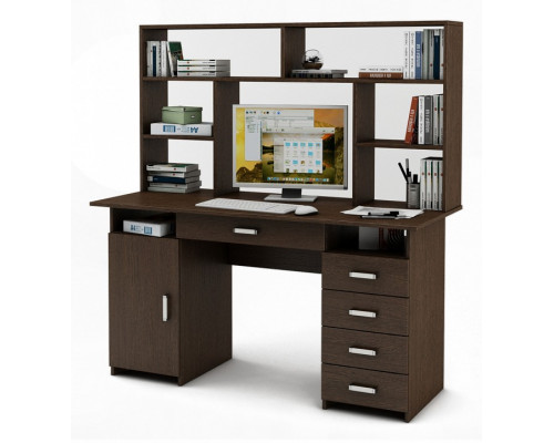 Стол компьютерный Лайт-7Я СН