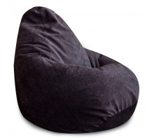 Кресло-мешок Темно-Серый Микровельвет L