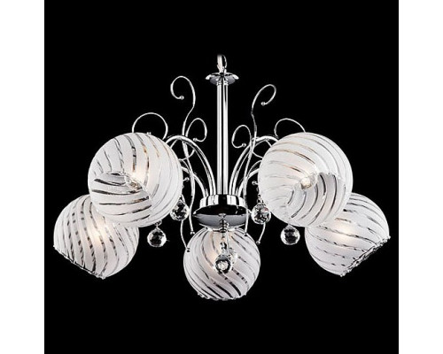 Подвесная люстра Eurosvet Lotos 30002/5 хром