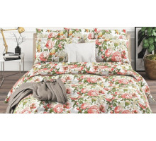 Постельное белье семейное Пионы