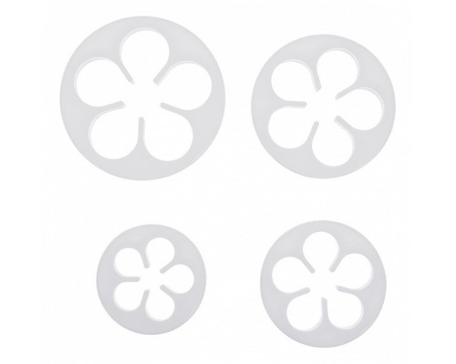 Набор из 4 форм для выпечки Цветочки 16181