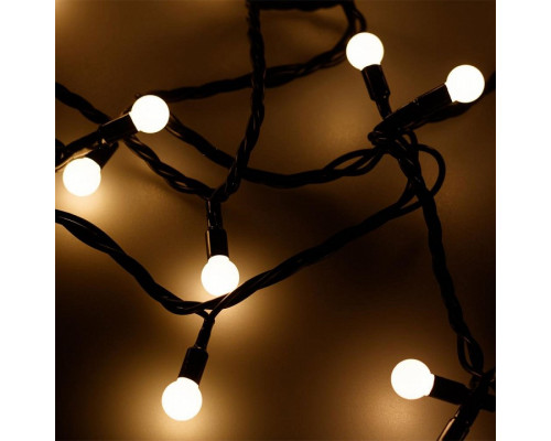 Гирлянда нить [5 м] Ball ARD-BALL-CLASSIC-D13-5000-BLACK-50LED WARM (230V, 3.5W)