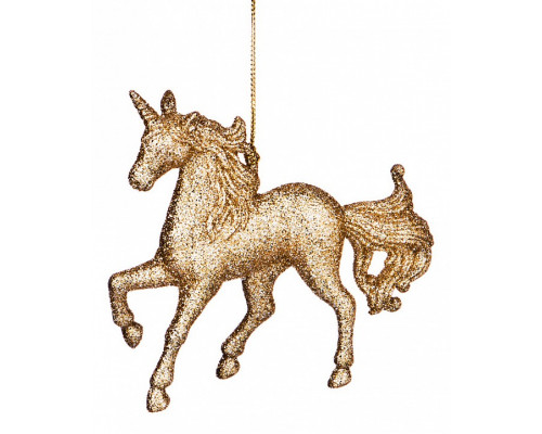 Елочная игрушка (10.5х10 см) Единорог 865-437