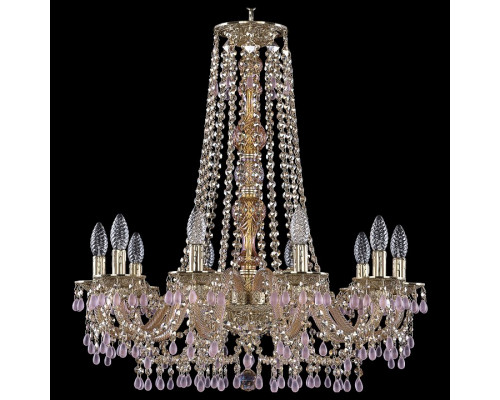 Подвесная люстра Bohemia Ivele Crystal 1610 16110/10/240/h-75 G V7010 M777