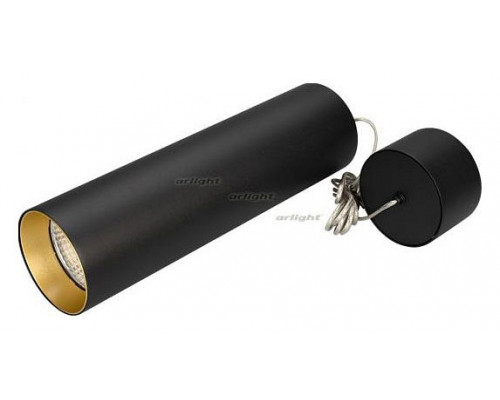 Подвесной светильник Arlight SP-POLO-HANG-LONG300-R85-15W Warm3000 (BK-GD, 40 deg) 027412