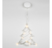 Ель световая Uniel Ёлочка ULD-H1620-010/STA/3AAA WARM WHITE IP20 XMAS TREE