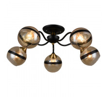 Потолочная люстра Imex 3595 MD.3595-5-S BK+FGD