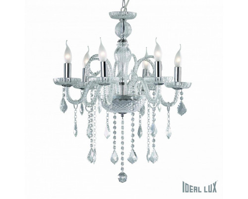 Подвесная люстра Ideal Lux Giudecca GIUDECCA SP6 TRASPARENTE
