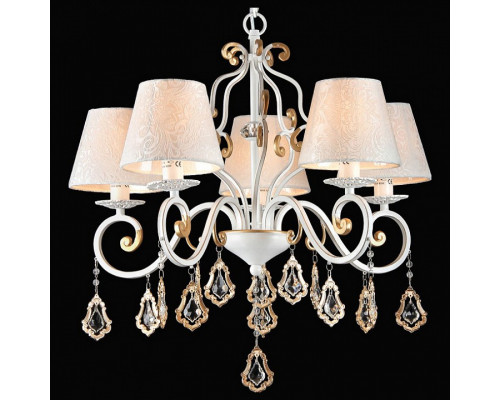 Подвесная люстра Natali Kovaltseva Grace Grace 10427/5C WHITE GOLD