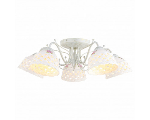 Потолочная люстра Arte Lamp Wicker A6616PL-5WG