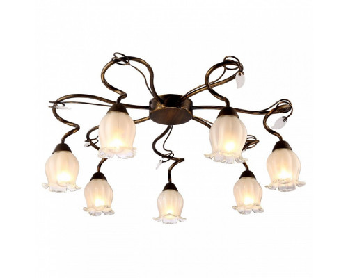 Потолочная люстра Arte Lamp Glamore A7449PL-7BR