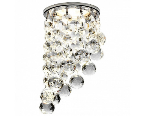 Встраиваемый светильник Ambrella Crystal K205 K205C CL/CH