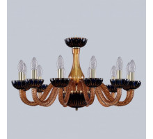 Подвесная люстра Bohemia Ivele Crystal Ivele Crystal 1 1308/12/240 G Am/Amber-Blue/H-1K