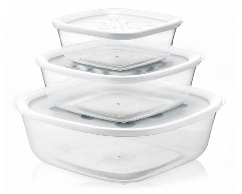 Набор из 3 контейнеров (2.95 л) Forme Casa 21885211