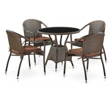 Набор уличный T707ANS/Y480A-W53 Brown 4Pcs