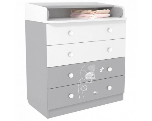 Комод пеленальный Polini kids French 1580 Amis