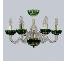 Подвесная люстра Bohemia Ivele Crystal Ivele Crystal 1 1308/6/165 G Cl/Clear-Green/H-1K