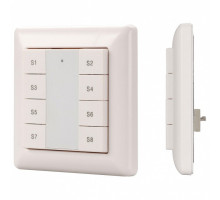 Панель-диммера клавишная накладная Arlight Intelligent DALI-223-1G-8SC-IN (BUS)