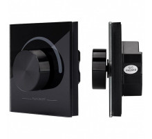 Панель-диммера роторная встраиваемая Arlight Rotary SR-2836R-RF-IN Black (3V, DIM)