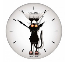 Настенные часы (33x33x4 см) Котенок 01-006
