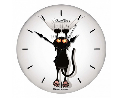 Настенные часы (33x33x4 см) Котенок 01-006