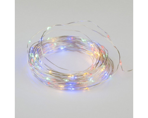 Гирлянда Нить Uniel ULD-S1000 ULD-S1000-100/SCB/3AA MULTI IP20 DEW