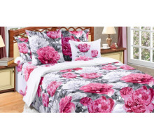 Постельное белье двуспальное Пионы