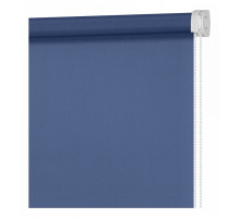 Штора рулонная (160x175 см) Плайн Полуночный Синий