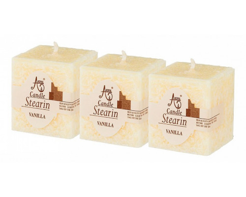 Набор из 3 свечей ароматических Vanilla 348-796