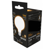 Лампа светодиодная Gauss Filament E27 10Вт 3000K 189202110